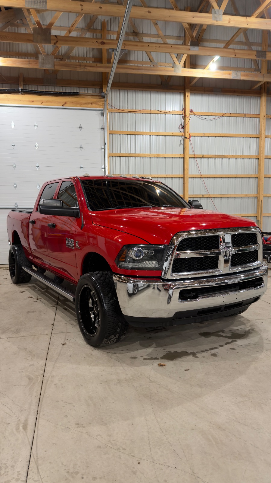 Paint correction results on dark vehicle